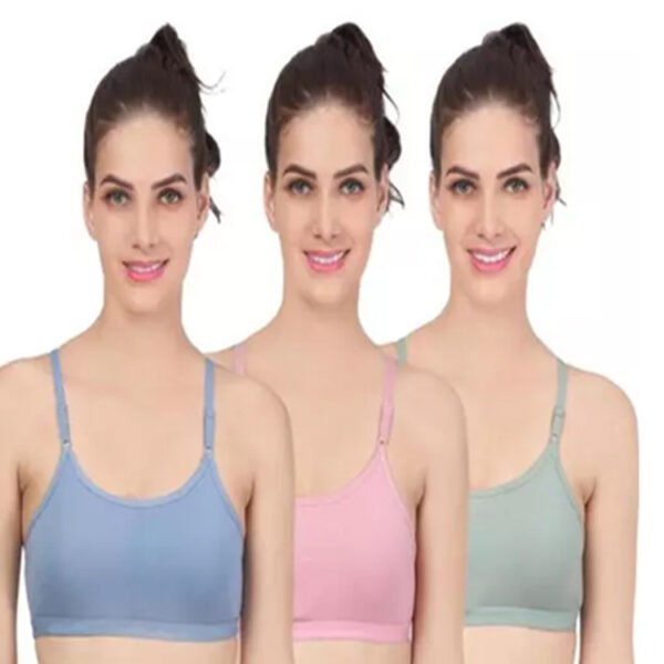 SPORTY TEENAGE BRA PACK OF 3 PIECES