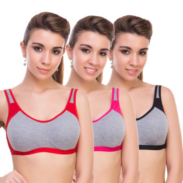 SPORT BRA, GYM BRA,YOGA BRA PACK OF 3 PIECES