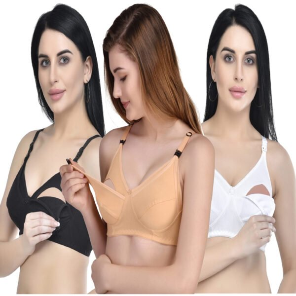 011.FEEDING BRA PACK OF 3 PIECES