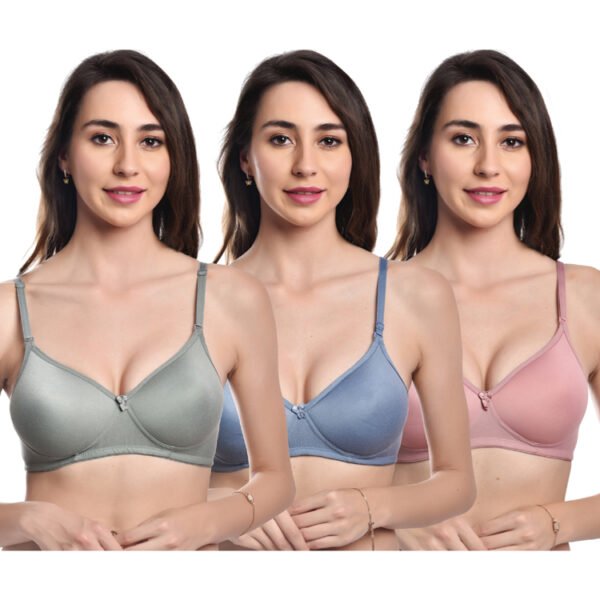 DEEPIKA PAD BRA,SEAMLESS PAD BRA PACK OF 3 PIECES.