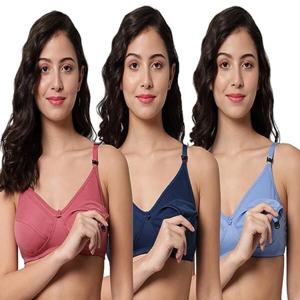 121.FEEDING BRA PACK OF 3 PIECES